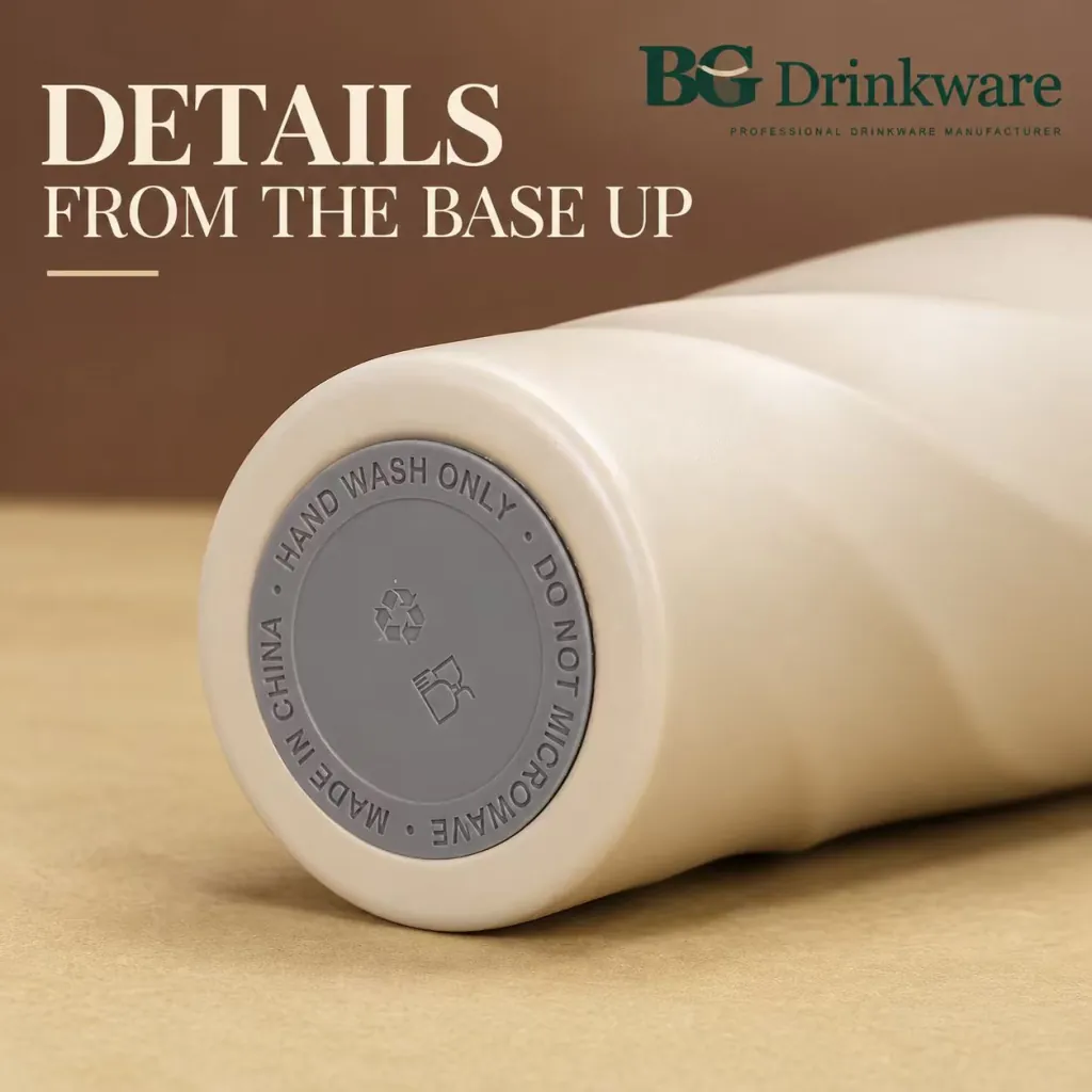 20 oz Stainless Steel Tumbler, Dual-Sip Lid | BG Drinkware